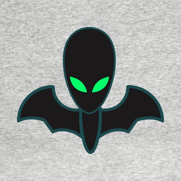 Alien Bat Halloween T shirt by Patricke116